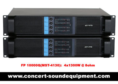 Switching Amplifier For Live Sound Speaker / 4 Channel High Stability FP 10000Q 4*1300W @ 8ohm