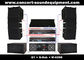 Nightclub Sound Equipment , 480W Full Range Compact Line Array Speaker With 1.4"+2x10" Neodymium Drivers