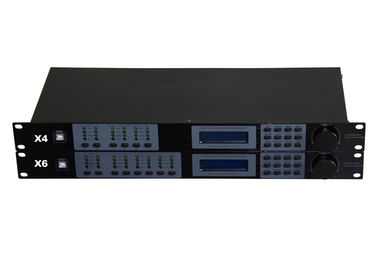 Digital Processor PA Sound System 2 Input 6 Output Manual Operation